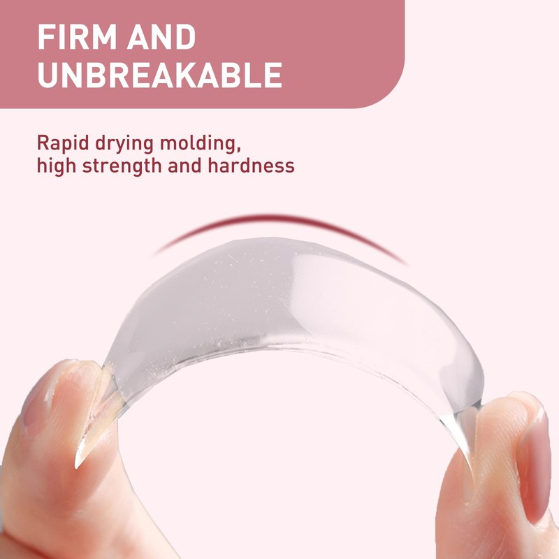 Nail Glue Instant Fix Gel - Cracked Nail Restoration with