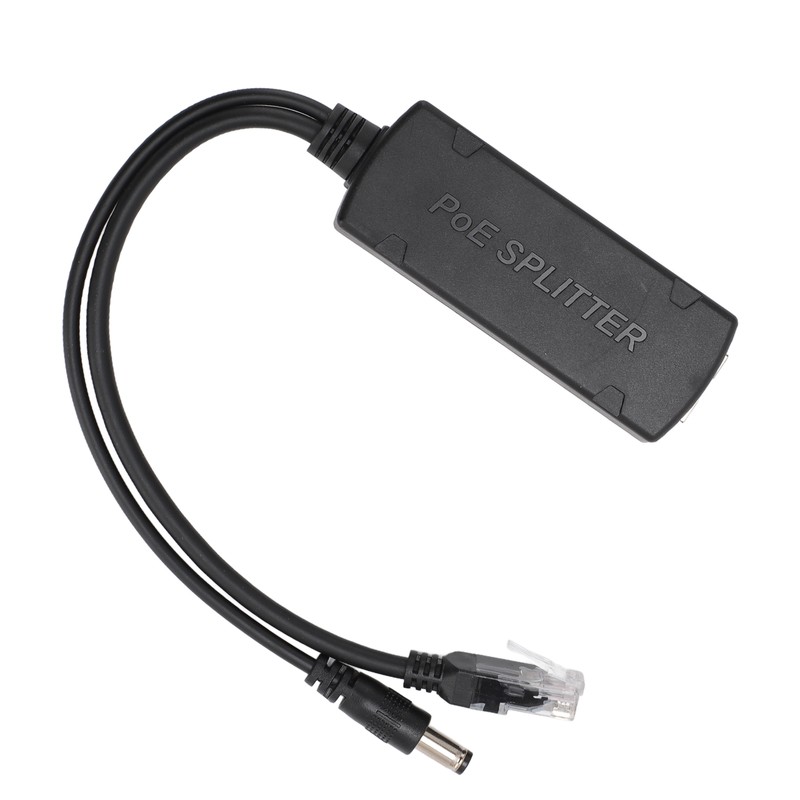 Gigabit PoE Splitter 10 100 1000Mbps 12V 2A Output Buffer