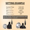 REPTITRIP 5.5" Reptile Heat Lamp Fixture with PID Dimming Thermostat,