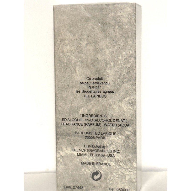 Ted Lapidus Lapidus Pour Homme EDT for men 1.66 oz