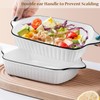 Hioph Lasagna Baking Dish, Set of 2 Ceramic Baking Dishes,