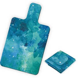 Pilates Mat Towel, Non Slip Reformer Cover, Lightweight Foldable Washable Towel for Yoga, Pilates and Floor Exercises (Green)