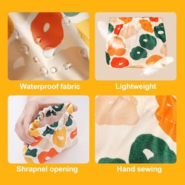 Pack of 2 Small Make Up Bag Cosmetic Bag Women's Waterproof Bag with Shrapnel Makeup Bag Small Toiletry Bag Women's Small Toiletry Bag Makeup Bag