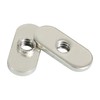 Axageid 20 Packs 1/4"-20 Centered Hole Sliding T-Nuts for 10