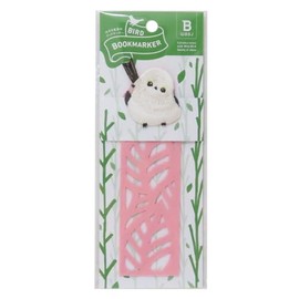 BIRD BOOKMARKER Embroidered Bookmark/Leaf Pattern Shimasagi Bookmark Cute Goods Mail Order