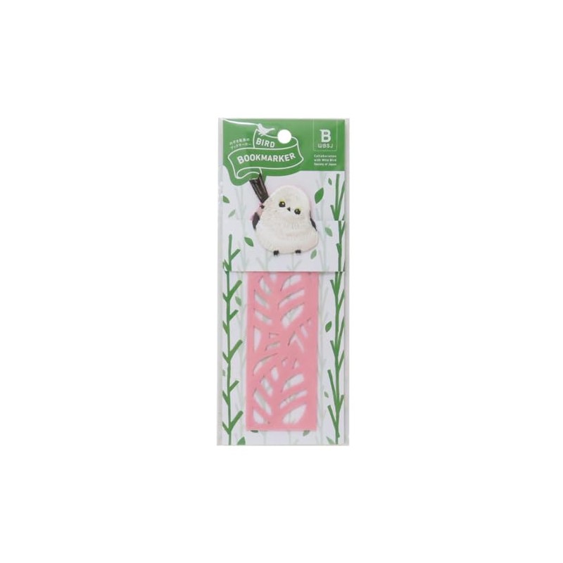 BIRD BOOKMARKER Embroidered Bookmark/Leaf Pattern Shimasagi Bookmark Cute Goods Mail