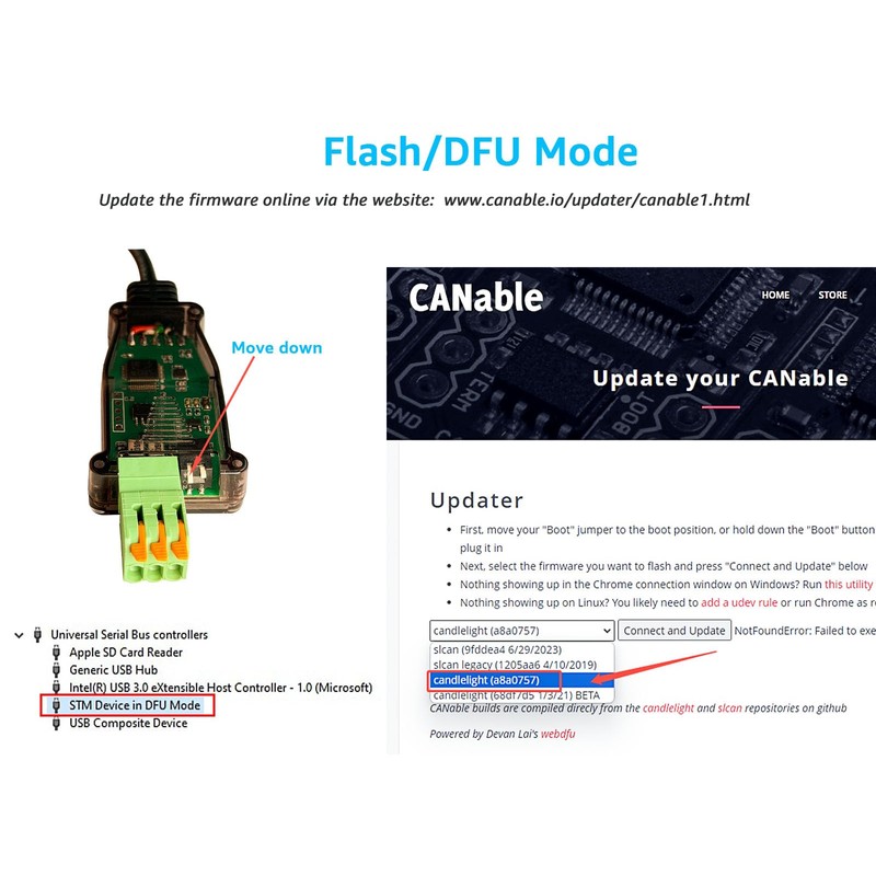 DSD TECH SH-C30L USB to CAN Bus Adapter Base on