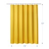 AmazerBath Waffle Shower Curtain, Bright Yellow Shower Curtain Fabric with