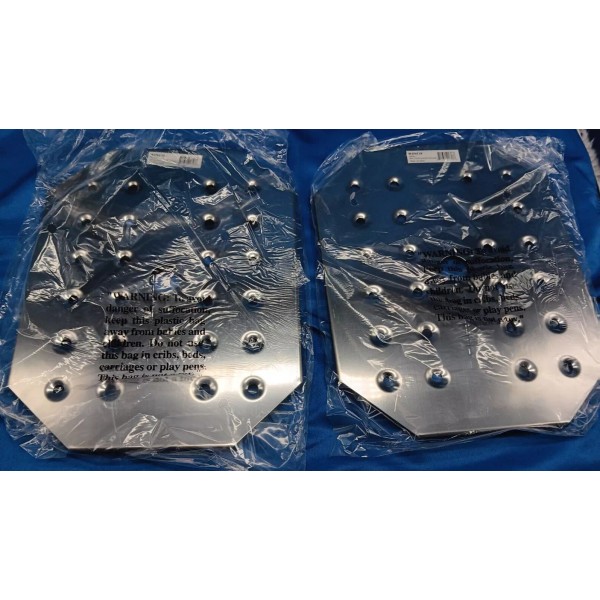 Winco Pair of 2 Winco Stainless Half Size False Bottom