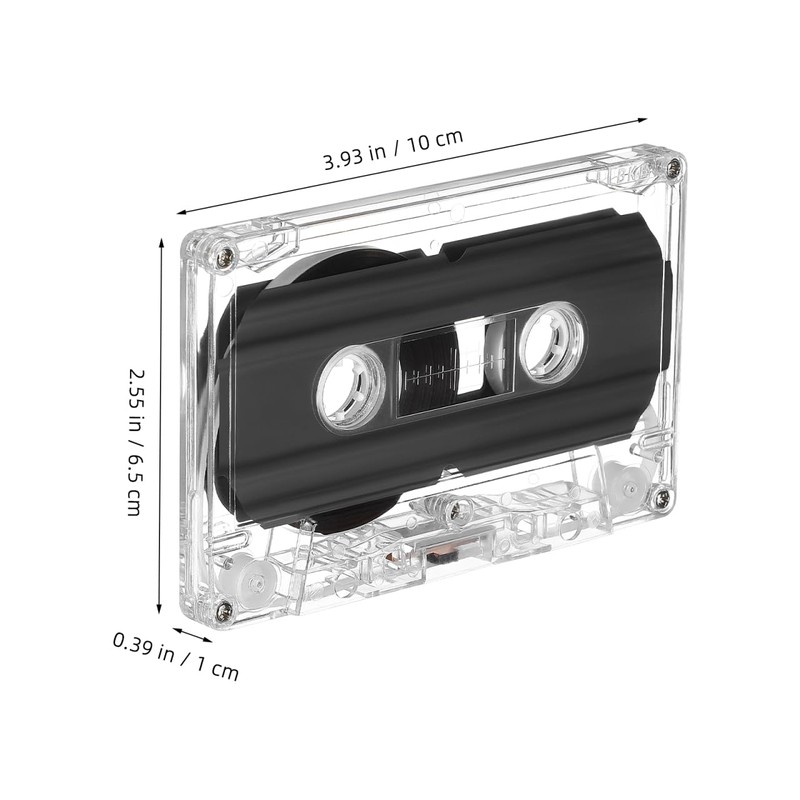 UKCOCO 2 Pack Blank Audio Cassette Tapes 30 Min Normal