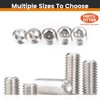 M10 x 20mm 10 Pcs Set Screws, Headless Concave End,