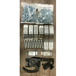 TODCO 46 Piece Todco Door Repair Kit w/ 1" Hinges, Rollers & Lock & Keeper