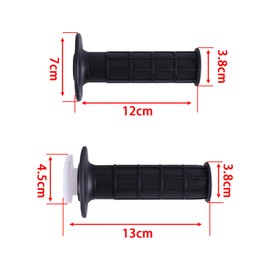 GIVIHGETI Motorcycle Handlebar Grips 22 mm 7/8 Inch with Throttle Grip, Motorcycle Grips with Cable + Gas Clamp Replacement for Dirt Bikes, ATV Quad and Mini Bikes for Various Engine Capacity Models