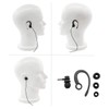 Karier Walkie Talkie Headset Earpiece with PTT Mic and Soft