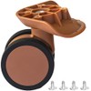 SHOWKOO Suitcase Castors Replacement Wheels for Suitcase Silent Suitcase Wheels,