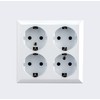 Surface-mounted Sockets Schucko Sockets 2-way, 3-way or 4-way