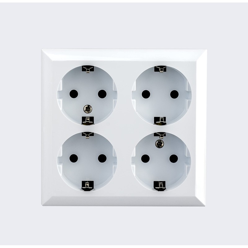 Surface-mounted Sockets Schucko Sockets 2-way, 3-way or 4-way