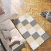 qqpp EVA Rubber 18 Tiles Interlocking Puzzle Foam Floor Mats