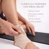 Orliman Wraparound Elastic Ankle Support (Pair) – Adjustable Strap, Low-Profile
