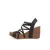 Blowfish Malibu Heidi Wedge Black Dyecut, 6.5M