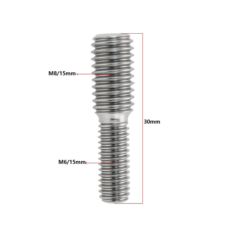 Be In Your Mind 4pcs M6 to M8 Double End