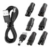 8-in-1 USB 5V Charger Adapter Kit,Compatible with Electric Hair Clippers,