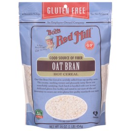Bob's Red Mill Gluten Free Oat Bran, 16-ounce (Pack of 4)