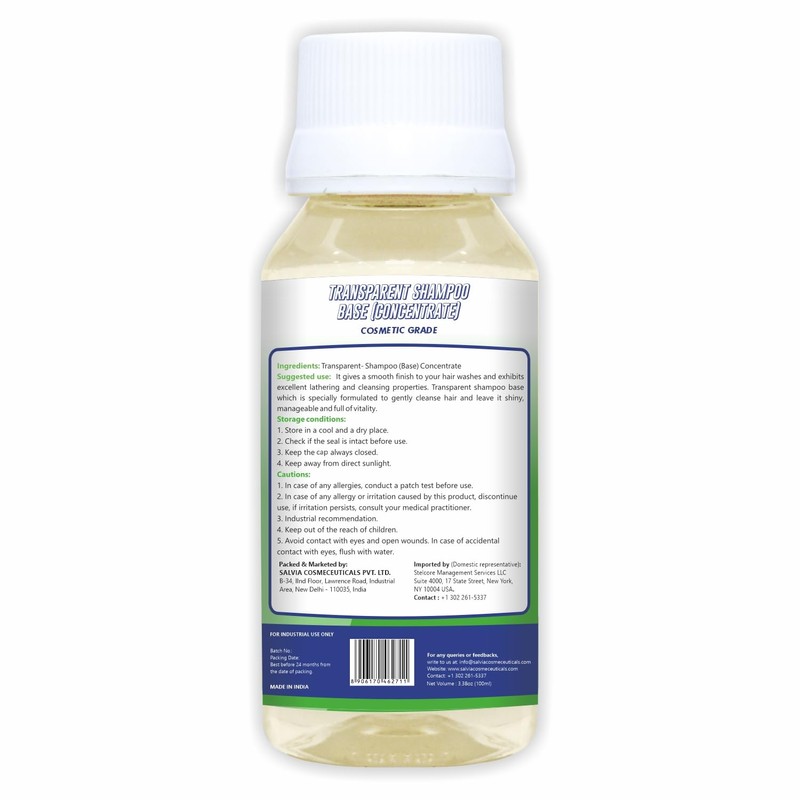 MYOC DIY Transparent Shampoo Base (Concentrate), Moisturizing DIY Shampoo Base