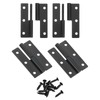 sourcing map 4 Pcs Lift Off Hinge, 2.5" Detachable Lift