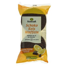 Alnatura Organic Rice Wafers Dark Orange, 100 g