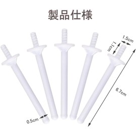 Lyyxjsltd Nose Hair Wax Stick Disposable Hair Removal Stick Removal Tool Nose Hair Care Unisex White Removal 100pcs