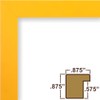 Craig Frames Confetti, Modern Yellow Picture Frame, 11 x 14