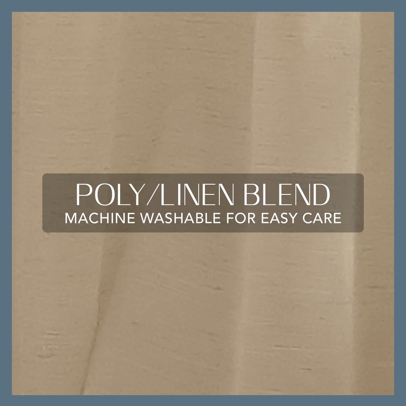 Elrene Home Fashions Vienna Tie-Top Sheer Window Curtain Panel, 52"