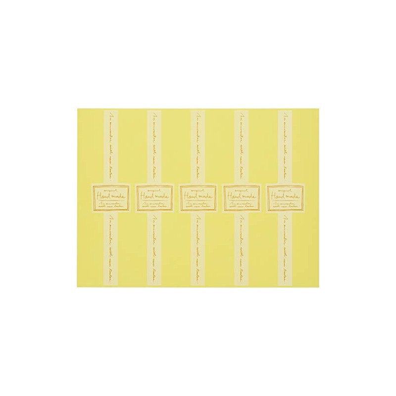 Handmade Obi Stickers Red/Red (100 Pieces) NH-6S