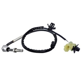 HELLA 6PT 010 376-301 Sensor, Exhaust Gas Temperature - 2-Pole - Screwed - Cable: 410 mm - with Fixing Clips on Cable