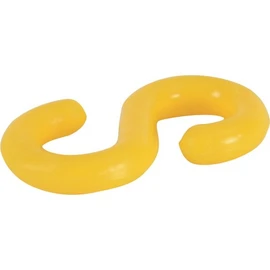 Trusco TCF8LY Plastic Hook S Shape Fluorescent Yellow 0.3 inch (8 mm), 2 Packs