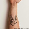 Azeeda 'Glücklicher Labrador' Temporäres Tattoo - Hautfreundlicher & Ungiftiger Abziehbild
