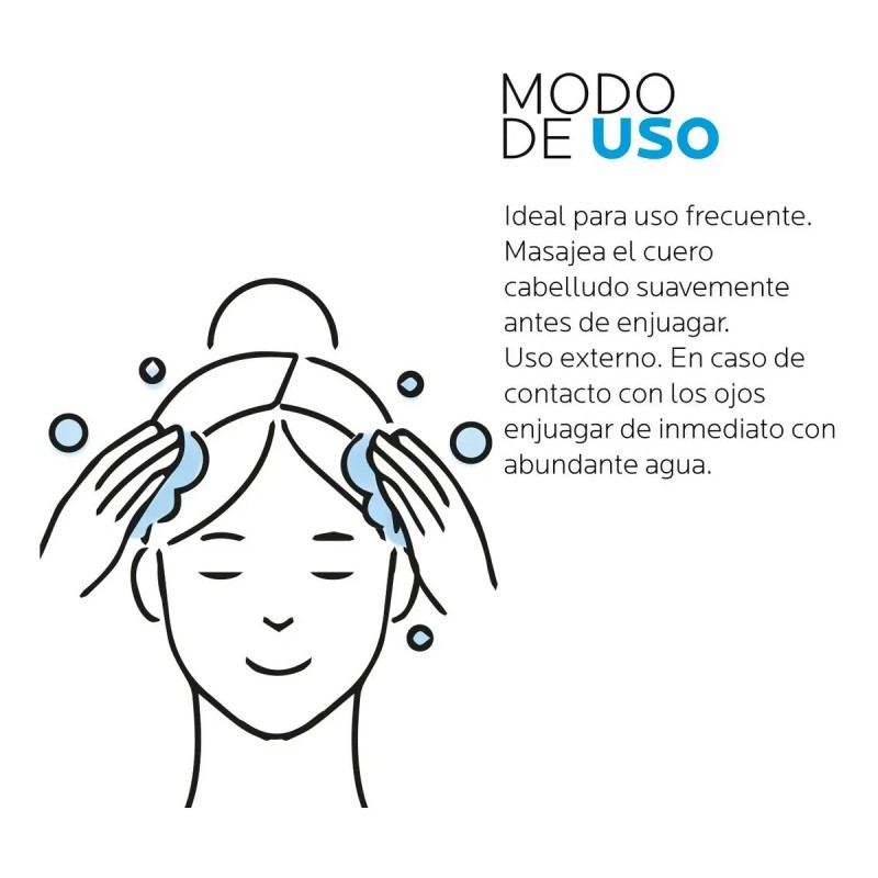 Shampoo La Roche-posay Kerium En Gel Anticaspa 200 Ml