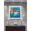 Rowboat Reflection -Framed Giclee Print