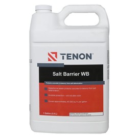 Tenon Salt Barrier WB - Natural Look, Protect Surfaces from Salt and Ice Damage, Repels Water, Great for Concrete, Masonry, Pavers, Driveways, Patios, & More, Ready-to-Use (1 Gallon, 1)