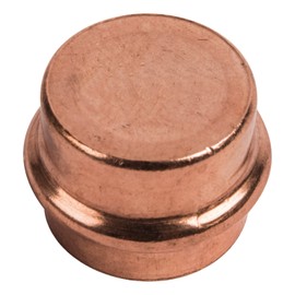 Sanitop-Wingenroth CU-Pressfitting Cap 5301, 1 Piece, Red/Gold, 12793 6