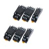 Relay Socket Base, 2-Pack, PYF11A, 11-Pin Relay Base Holder, Plastic,