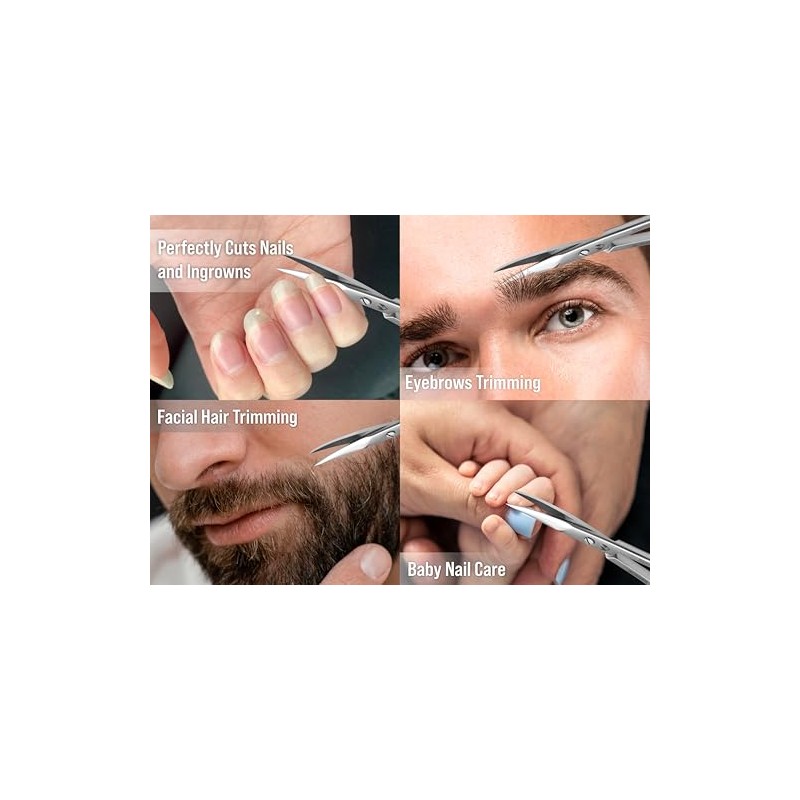 Tijeras Curvas para Uñas Multiusos de Alta Resistencia – Herramienta