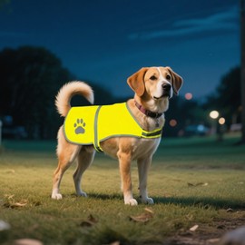 Reflective Vest for Dogs,Dog Construction Vest | Waterproof Pet Service Gear for Training Hiking Walking Hunting Construction