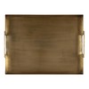 Kate and Laurel Myo Transitional Metal Rectangle Tray; 17 x