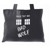 Tardis Bad Wolf Tote Bag (Black)