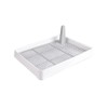 Litter Pan with Grid Dog Training Pan Cage with Toilet