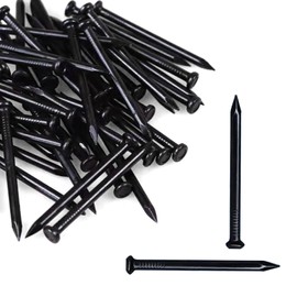 Pack of 80 Nails 25 mm Black Steel Nails Concrete for Pictures Nails Wall for Concrete Walls 5 Sizes Concrete Nails Picture Hanging Wooden Nails Wall Nails