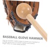 GRIRIW Baseball Glove Mallet Wooden Hammer for Catchers Mitt Portable