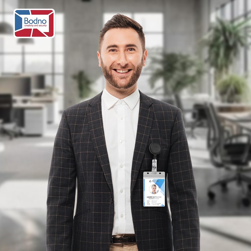 100 Pack - Bodno Round Badge Reels